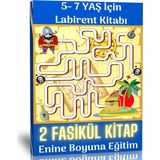 Enine Boyuna Eğitim 5-7 Yaş İçin Labirent Kitap Seti (2 Fasikül Kitap)