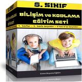 Enine Boyuna Eğitim 5. Sınıf Bilişim ve Kodlama Eğitim Seti 5 Kitap