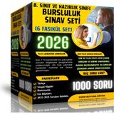 Enine Boyuna Eğitim 8. Sınıf Bursluluk Sınav Seti (5 Fasikül Kitap)