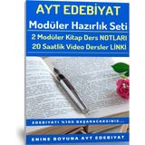 Enine Boyuna Eğitim AYT Edebiyat Modüler Kitap Seti ve USB Ders Videoları