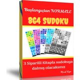 Enine Boyuna Eğitim Başlangıçtan Normale 864 Sudoku Kitabı (3 Spiralli Kitap)