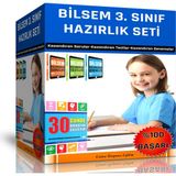 Enine Boyuna Eğitim Bilsem 3. Sınıf Hazırlık Seti (4 Kitap)