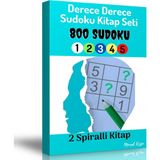 Enine Boyuna Eğitim Dereceli Sudoku Kitap Seti (2 Spiralli Kitap)