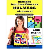 Enine Boyuna Eğitim Herkese İngilizce Öğreten Bulmaca Kitap Seti (4 Kitap)