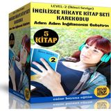 Enine Boyuna Eğitim İngilizce Hikaye Seti Level-2 (Karekodlu 5 Kitap)