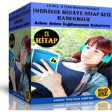 Enine Boyuna Eğitim İngilizce Hikaye Seti Level-4 (Karekodlu 5 Kitap)