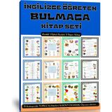 Enine Boyuna Eğitim İngilizce Öğreten Bulmaca Kitap Seti (3 Kitap)