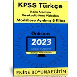 Enine Boyuna Eğitim KPSS 2023 Türkçe Ön Lisans Modüler Kitap Seti