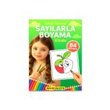 Enine Boyuna Eğitim Okul Öncesi Sayılarla BOYAMA Kitabı (Spiralli 84 Boyama)