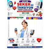 Enine Boyuna Eğitim Şeker ve Tansiyon Takip Çizelgesi – Yaz-Sil Defteri