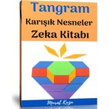 Enine Boyuna Eğitim Tangram Karışık Nesneler Zeka Kitabı