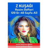 Enine Boyuna Eğitim Z Kuşağı Resim Defteri A3 Resim Defteri