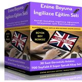 Enine Boyuna İngilizce Eğitim Seti (Büyük Boy Renksiz) - Enine Boyuna Eğitim