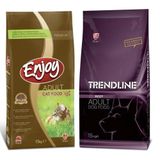 Enjoy 15 kg Yetişkin Kuru Kedi Maması + Trendline 15 kg Yetişkin Kuru Köpek Maması