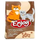 Enjoy Adult Cat Food Tavuklu 1 kg Kedi Kuru Maması