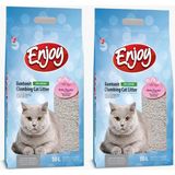 Enjoy Bebek Pudra Kokulu 2x10 lt Kedi Kumu