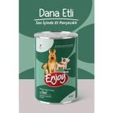 Enjoy Dana Etli Köpek Konservesi Sos İçinde Et Parçacıklı 400 Gr