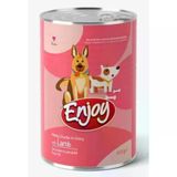 ENJOY Enjoy Kuzu Etli Köpek Konservesi Sos İçinde Et Parçacıklı 400 Gr