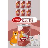 Enjoy Kuzu Etli Kedi Konservesi Sos İçinde Et Parçacıklı 400 Gr x6