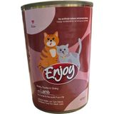 Enjoy Kuzu Etli Kedi Konservesi Sos Içinde Et Parçacıklı 400 gr