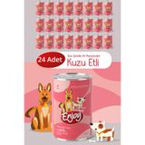 Enjoy Kuzu Etli Köpek Konservesi Sos İçinde Et Parçacıklı 400 Gr x24