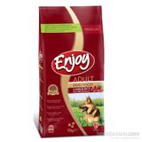 Enjoy Kuzu Etli ve Pirinçli 15 KG Yetişkin Kuru Köpek Maması