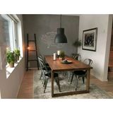 Enjoy Life Tasarım 6 Kişilik Yemek Masası 80X180 Lüx Masa Kütük Masa Vakko Ayak