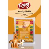 Enjoy Munchy Burgu Çubuk Köpek Kemiği 7g x 100 Adet