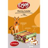 Enjoy Munchy Burgu Çubuk Köpek Kemiği 7g x 200 Adet