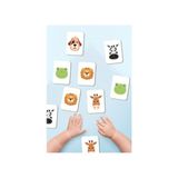 Enjoy My Design Zeka Kartları Hafıza Eşleştirme Oyunu Sevimli Hayvanlar Ahşap Eğitici Puzzle Oyuncak