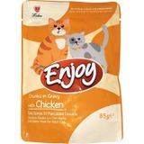Enjoy Pouch Tavuklu 85 gr Yetişkin Yaş Kedi Maması