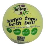 Enjoy Sarı 90-120 gr Papatyalı El Yapımı Banyo Küvet Topu Sabunu