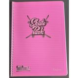 Enjoy Skate Park Pembe Spiralli Defter 60 Yaprak - Sim Kırtasiye