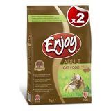 Enjoy Tavuklu 2x1 kg Tüm Irklar İçin Yetişkin Kuru Kedi Maması