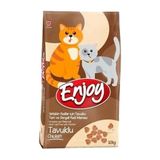 Enjoy Tavuklu Yetişkin Kedi Maması 10 kg - 1 kg