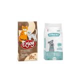 Enjoy Yetişkin Tavuklu Kedi Maması & Trendline Yetişkin Köpek Maması 15 Kg 2'li Set
