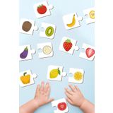 Enjoymydesign Ahşap Ilişki Kurma Iki Parçalı Puzzle Eşleştirme Oyunu Okul Öncesi Bebek Eğitici Oyuncak