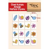 Enjoymydesign Ahşap Zeka Kartları Bahar Temalı Eşleştirme Oyunu Hafıza Kartı Ahşap Eğitici Puzzle Oyuncak