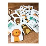 Enjoymydesign Zeka Kartları Eşleştirme Oyunu Hafıza Kartı Ahşap Eğitici Puzzle Oyuncak