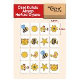 Enjoymydesign Zeka Kartları Renkli Robotlar Eşleştirme Oyunu Ahşap Eğitici Oyuncak