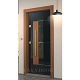 Enka Door Çelik Kapı High Gloss Serisi Model Vuni Siyah