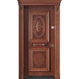 Enka Door Çelik Kapı Villa Giriş Kapısı Kale Monoblok Kilit Sistemli Model AKİK Çok Renkli