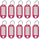 Enka Plastik Anahtarlık Pembe 100'LÜ Paket Antrasit - Beyaz