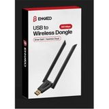 Enkado Ekd-Uw91 Usb To 300 Mbs Çift Antenli Wıreless Dongle