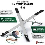 Enkado Enkado Mini Katlanabilir Kolay Ayarlanabilir Tüm Cihazlarla Uyumlu Patentli Tasarım Macbook Laptop Standı Notebook Yükseltici Stand