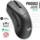 Enkado Prox-63B 12800 DPI Kablosuz Gaming Mouse Makrolu Bluetooth Bağlantılı Oyun İçin Ultra Hafif Siyah
