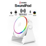 Enkado S11 5W Bluetooth + Temasla Ses Yükselten İndüksiyon Hoparlör 2000 Mah RGB Işıklı Standlı 5in Speaker