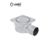 Enki 4000, 10x10 cm, Ø50, Yandan Çıkışlı Yer Süzgeci