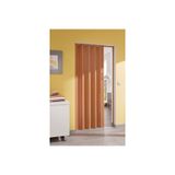 ENLIS PVC Akordiyon Kapı 100x200 cm Katlanır Sürgülü Oda Banyo Kapısı Kayın