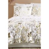Enlora Home Desenli Pike Seti Tek Kişilik Golden Beyaz (Pike+Yastık Kılıfı)
